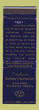 Matchbook Cover - Dunn's Bowling Lanes Cocktail Lounge Fostoria OH WEAR