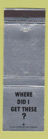 Matchbook Cover - Sam Folio House of Delegates Election