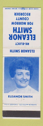 Matchbook Cover - Eleanor Smith Morrow County Recorder OH