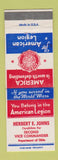 Matchbook Cover - American Legion Herbert Johns Second Vice Commander OH
