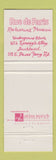 Matchbook Cover - Rue de Paris Atlanta GA Buckhead