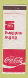 Matchbook Cover - Coca Cola Soda