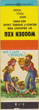 Matchbook Cover - Wooden Keg Belmont Shores Ca Hillbilly