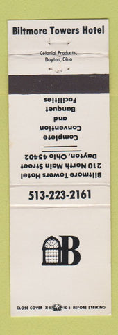 Matchbook Cover - Biltmore Towers Hotel Dayton OH