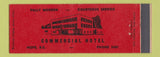 Matchbook Cover - Commercial Hotel Hope BC Full Length