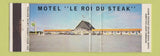 Matchbook Cover - Motel Le Roi Du Steak Montreal QC WEAR Full Length