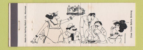 Matchbook Cover - Klondike Steak House Montreal QC Full Length