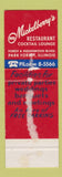 Matchbook Cover - Mickelberry's Restaurant Park Forest IL WEAR Full Length