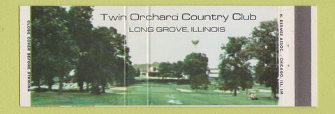 Matchbook Cover - Twin Orchard Country Club Long Grove IL Full Length