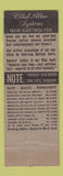 Matchbook Cover - Electrolysis Hair Removal Ethel Allen New York City Brooklyn
