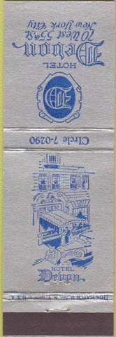 Matchbook Cover - Hotel Devon New York City NY
