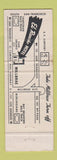 Matchbook Cover - El Rancho Motel Millbrae CA CREASED Full Length