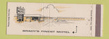 Matchbook Cover - Plateau Motel Brady TX Full Length