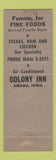 Matchbook Cover - Colony Inn Amana IA Full Length
