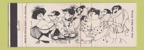 Matchbook Cover - Klondike Steak House Montreal QC Full Length