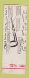 Matchbook Cover - Meerschaum Pipes Sachs tobacco Brooklyn NY Full Length