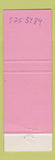 Matchbook Cover - National Signs Neon Plastic QC Canada 1968 WEAR Full Length