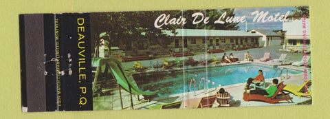 Matchbook Cover - Clair De Lune Motel Deauville QC Full Length