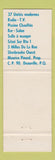 Matchbook Cover - Clair De Lune Motel Deauville QC Full Length