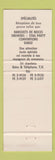 Matchbook Cover - Balmoral Hotel Motel Thetford Mines QC Full Length