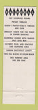 Matchbook Cover - Balmoral Hotel Miami Beach FL WEAR Full Length