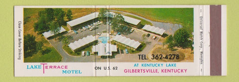 Matchbook Cover - Lake Terrace Motel Gilbertsville KY Full Length