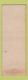 Matchbook Cover - York Restaurant Bar Supply PA WEAR Full Length