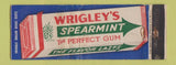 Matchbook Cover - Wrigley's Spearmint Gum WEAR Full Length