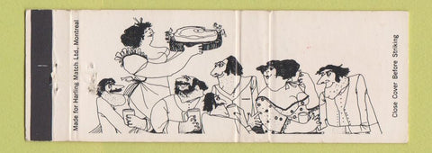 Matchbook Cover - Klondike Steak House Montreal QC Full Length