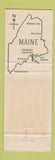 Matchbook Cover - Light's Motel Restaurant Searsport ME Full Length