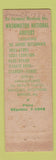 Matchbook Cover - Terrace Dining Room Washington DC Airport WEAR Full Length