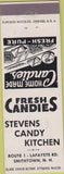 Matchbook Cover - Stevens Candy Kitchen Smithtown NH
