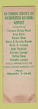 Matchbook Cover - Terrace Dining Room Washington DC Airport Full Length