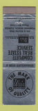 Matchbook Cover - Weir Real Estate Pompano Beach FL SILVER