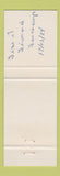 Matchbook Cover - Rosemary Zachary Real Estate Thunder Bay ON
