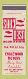 Matchbook Cover - Englewood Motors Used Cars