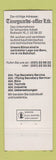 Matchbook Cover - Timeguards Office Stellenberatung Switzerland Full Length