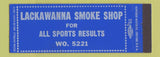 Matchbook Cover - Lackawanna Smoke Shop Full Length