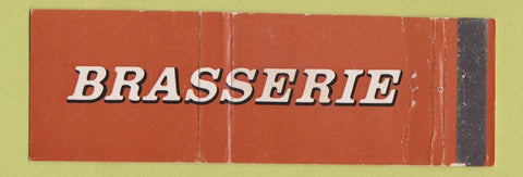 Matchbook Cover - Brasserie New York City Full Length