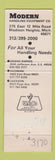 Matchbook Cover - Hyster Fork Lifts Madison Heights Jackson Saginaw MI