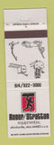 Matchbook Cover - Ruger Stratton Fork Lifts Uhrichsville OH