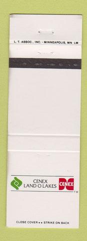 Matchbook Cover - Cenex oil gas Land O Lakes WEAR