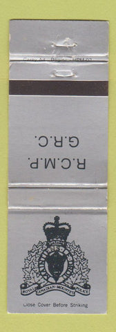 Matchbook Cover - Royal Canadian Mounted Police Canada RCMP GRC WEAR