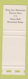 Matchbook Cover - Sandman Motel Vancouver BC SAMPLE