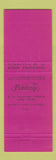 Matchbook Cover - Horoscope Aquarius France