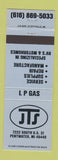 Matchbook Cover - JTS LP gas RV's Pentwater MI