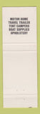 Matchbook Cover - Ickes RV Surplus Supply Montpelier IN