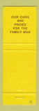 Matchbook Cover - O'Callaghan Pankhurst Motors Invercargill New Zealand