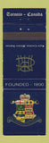 Matchbook Cover - Royal Canadian Military Institute Toronto ON CREASED