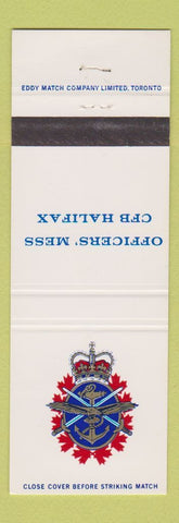 Matchbook Cover - Officers' Mess CFB Halifax NS Military Canada Canadian